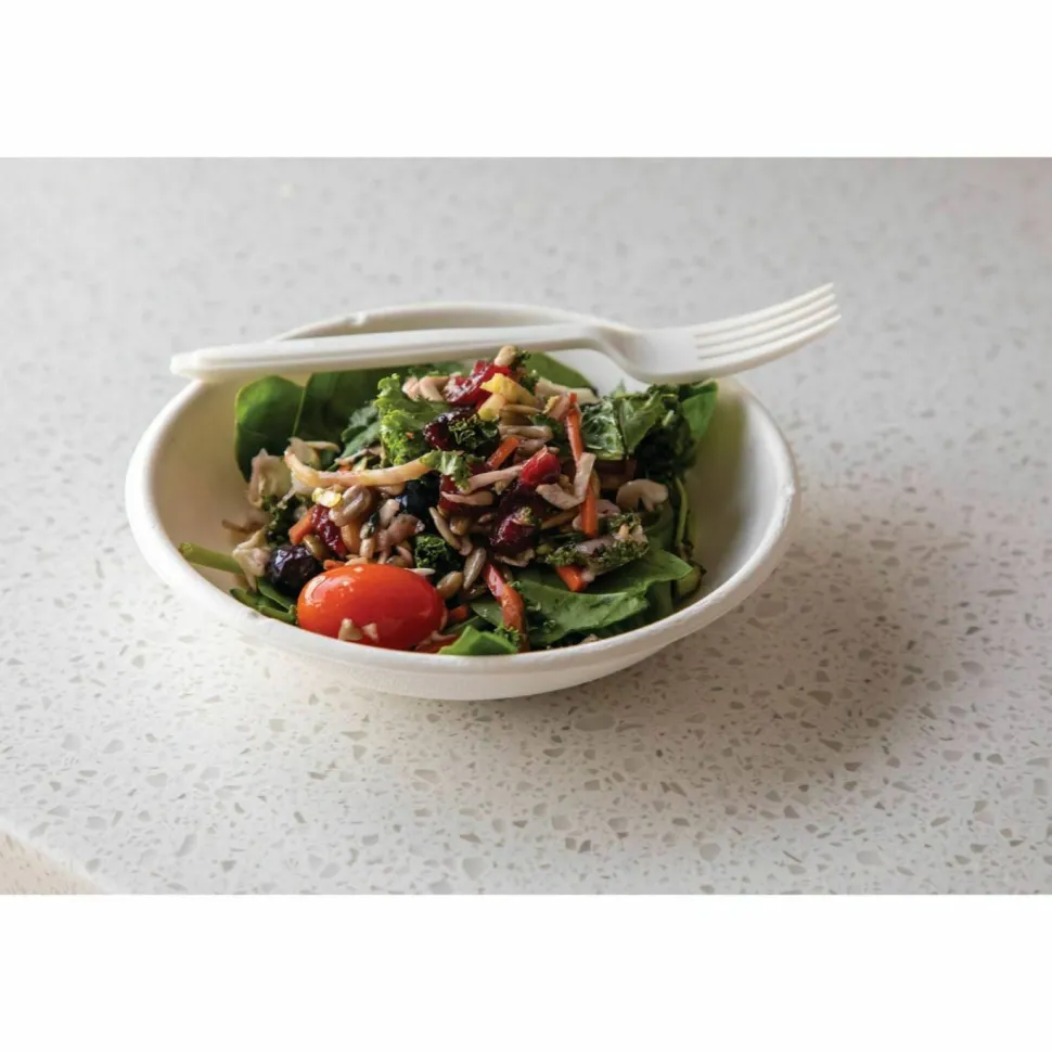 Eco-Products Eco Vanguard Sugarcane Bowls, 12 Oz, Case Of 1000 Bowls