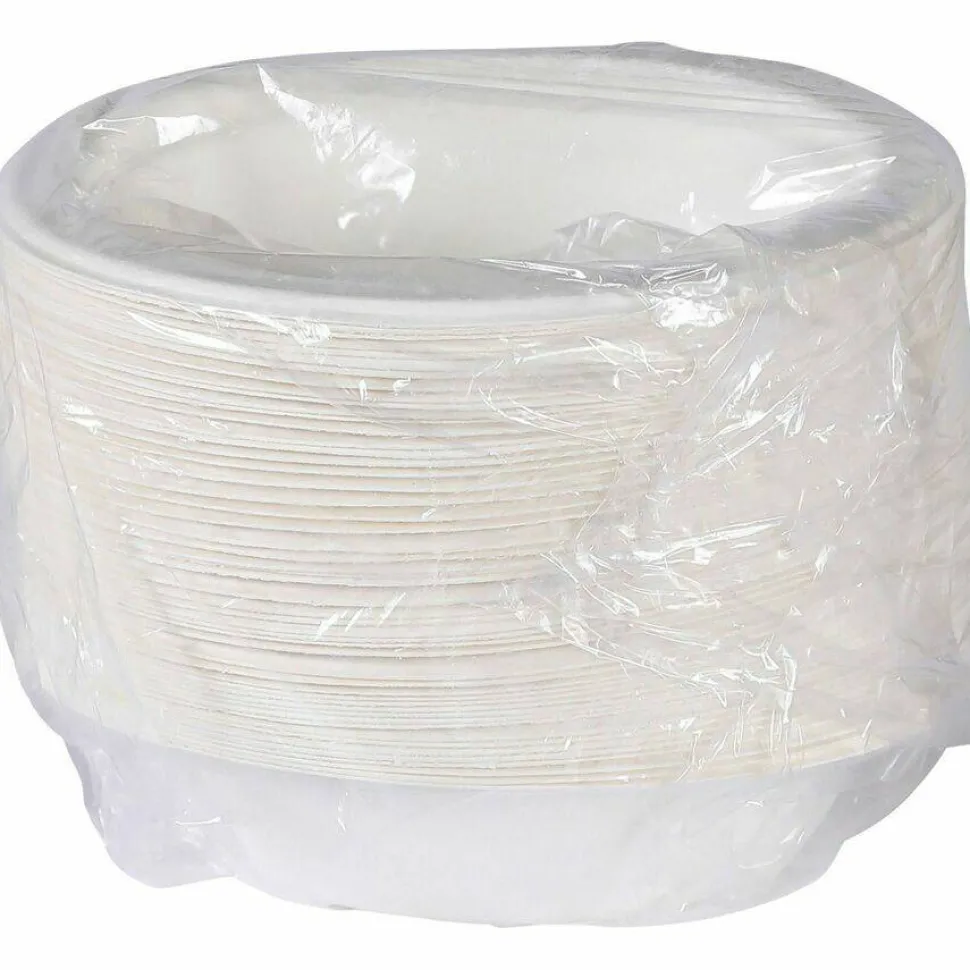 Eco-Products Eco Vanguard Sugarcane Bowls, 12 Oz, Case Of 1000 Bowls