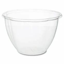 Eco-Products Salad Bowls, 48 oz, 6.69" Diameter x 4.38"h, Clear, Plastic, 300/Carton