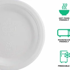 Eco-Products Vanguard Renewable and Sugarcane Plates, 6