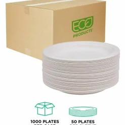 Eco-Products Vanguard Renewable and Sugarcane Plates, 6