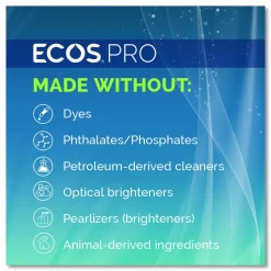 ECOS PRO Daily Whiteboard Cleaner, Free and Clear, 32 oz Spray Bottle, 6/Carton