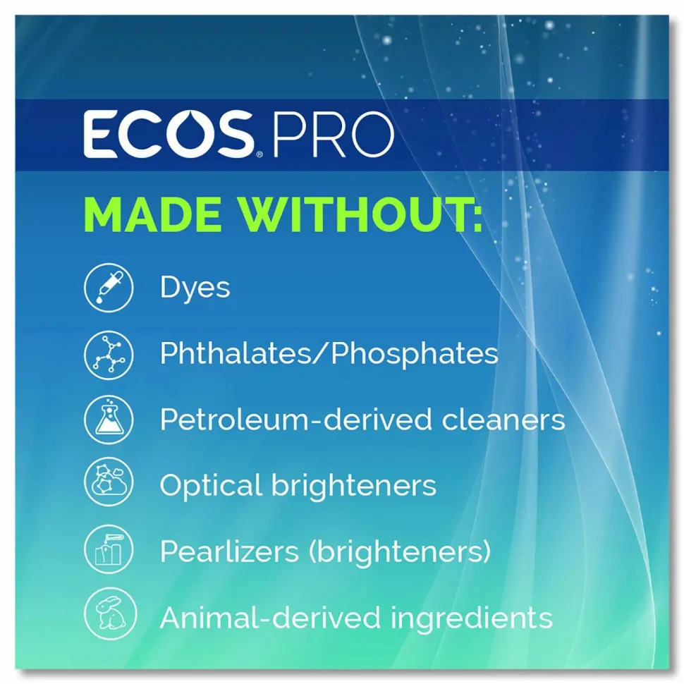 ECOS PRO Daily Whiteboard Cleaner, Free and Clear, 32 oz Spray Bottle, 6/Carton