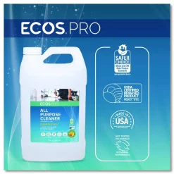 ECOS PRO Orange Plus All-Purpose Cleaner and Degreaser, 1 gal Bottle, 4/Carton