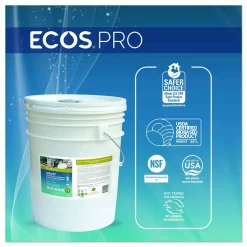 ECOS PRO Wave Commercial Automatic Dishwasher Detergent, Free and Clear, 5 gal Pail