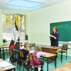 Educational Insights Classroom Fluorescent Light Filters, 36" x 24", Tranquil Blue, Pack Of 4