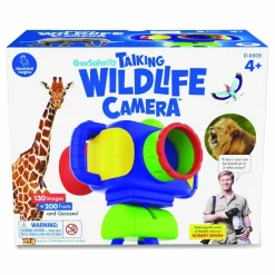 Educational Insights GeoSafari Jr. Talking Wildlife Camera, Grades Pre-K to 3