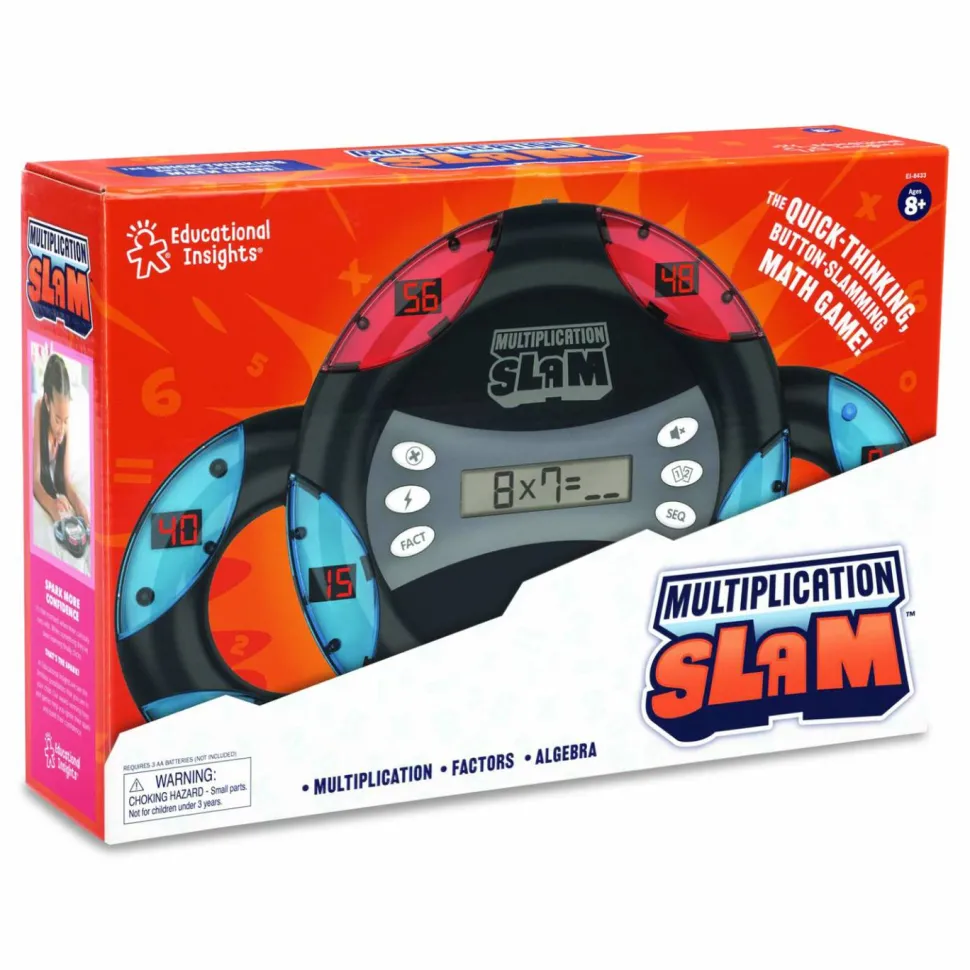 Educational Insights Multiplication Slam, Five Games Modes, Two Subjects: Multiplication and Division, Grades 3 to 7