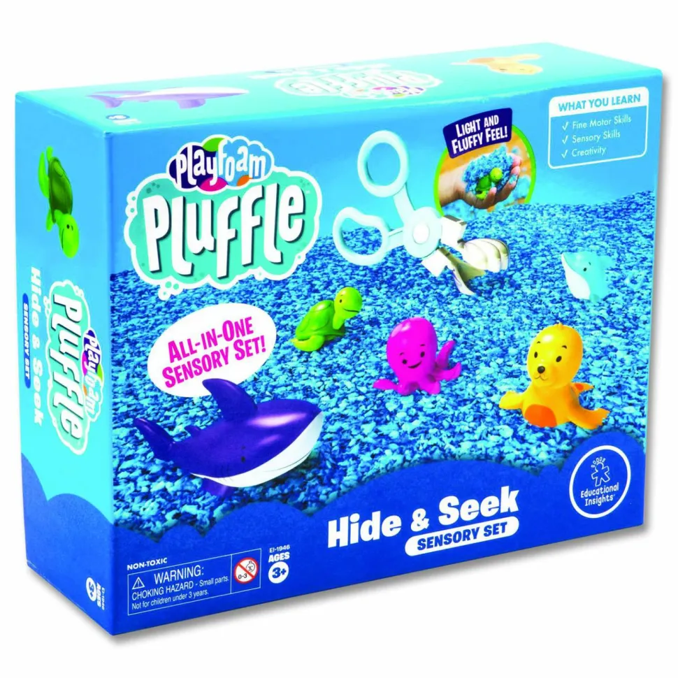 Educational Insights Playfoam Pluffle Hide and Seek Sensory Set, Ages 3 to 7