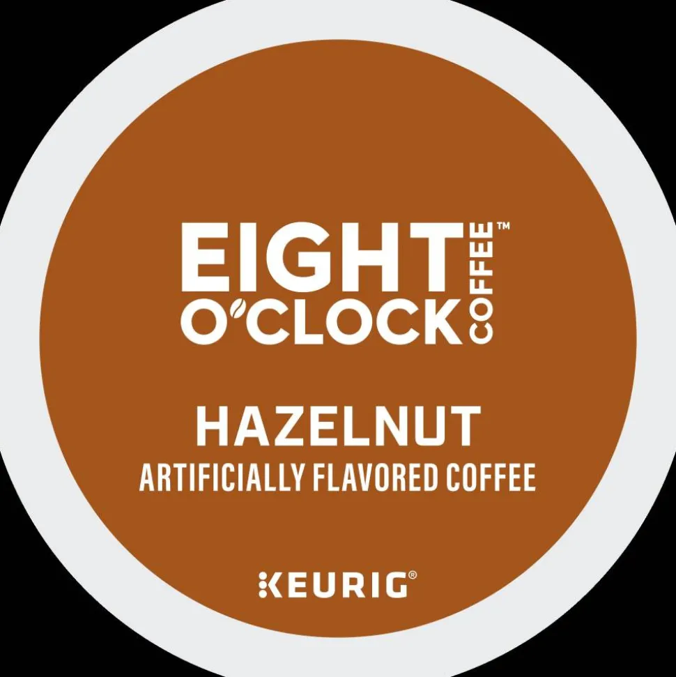 Eight O'Clock Coffee K-Cups, Hazelnut, Medium Roast, 24 K-Cups