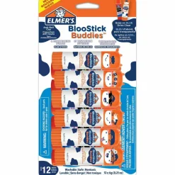 Elmer's BlooStick Buddies and Disappearing Purple Glue Sticks Combo Pack