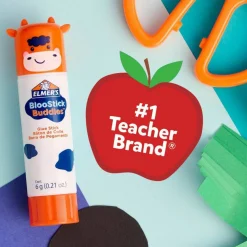 Elmer's BlooStick Buddies and Disappearing Purple Glue Sticks Combo Pack