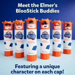 Elmer's BlooStick Buddies and Disappearing Purple Glue Sticks Combo Pack