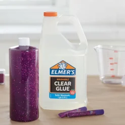 Elmer's Clear Washable School Glue, 1 Gallon, Pack Of 2 Jugs