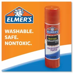 Elmer's Glue Stick Classroom Pack, Purple, Box Of 30