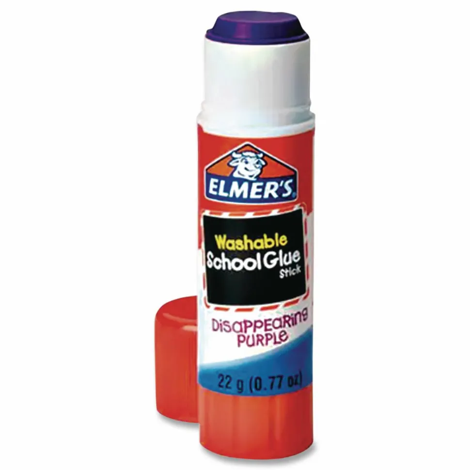 Elmer's Glue Stick Classroom Pack, Purple, Box Of 30