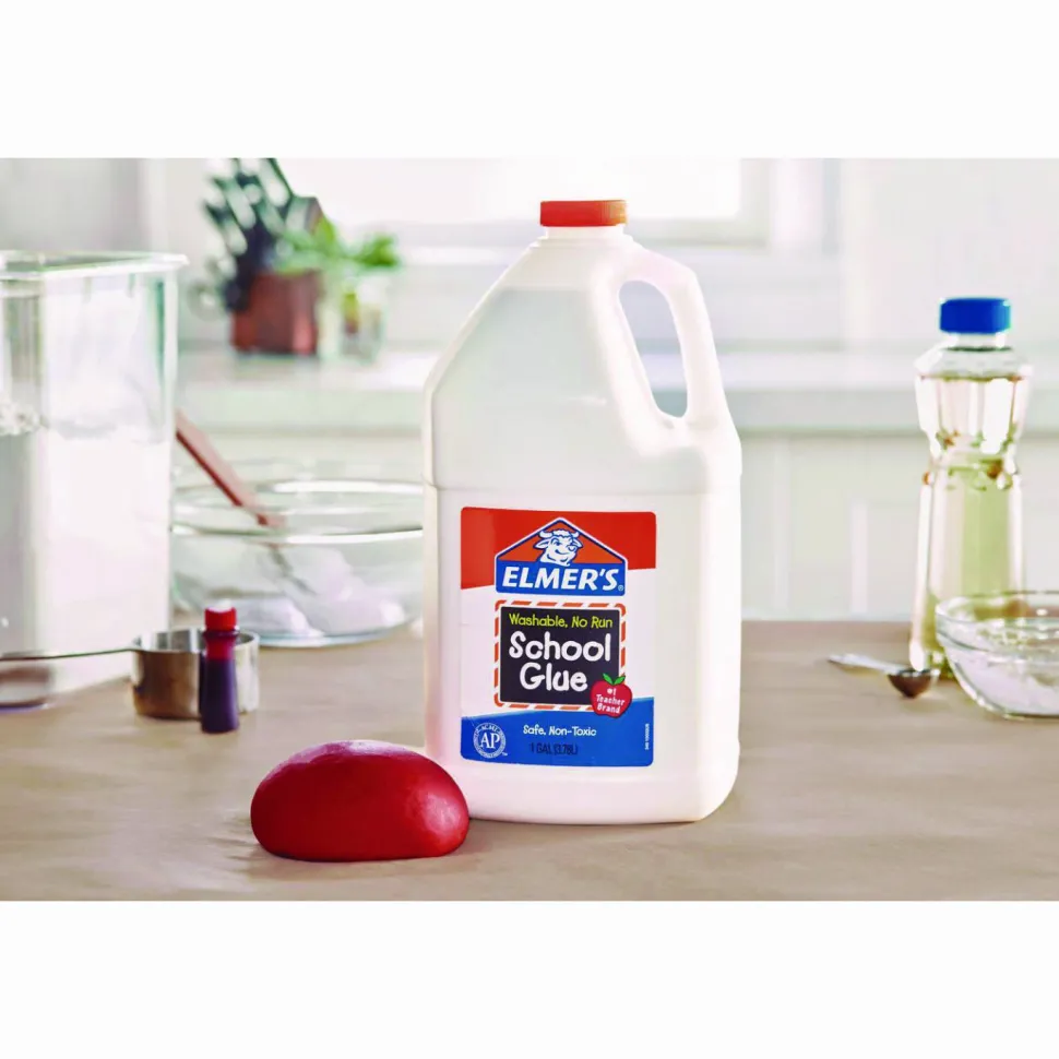 Elmer's School Glue, 1 gal, Dries Clear