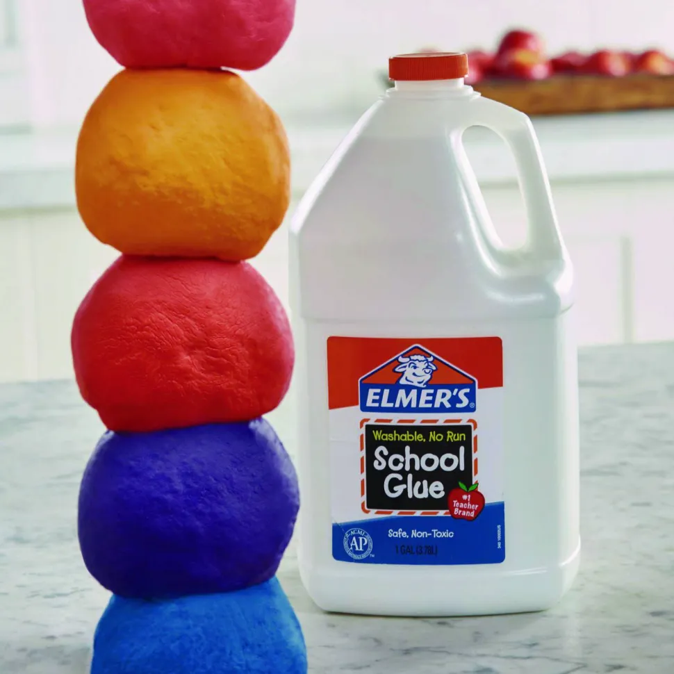 Elmer's School Glue, 1 gal, Dries Clear