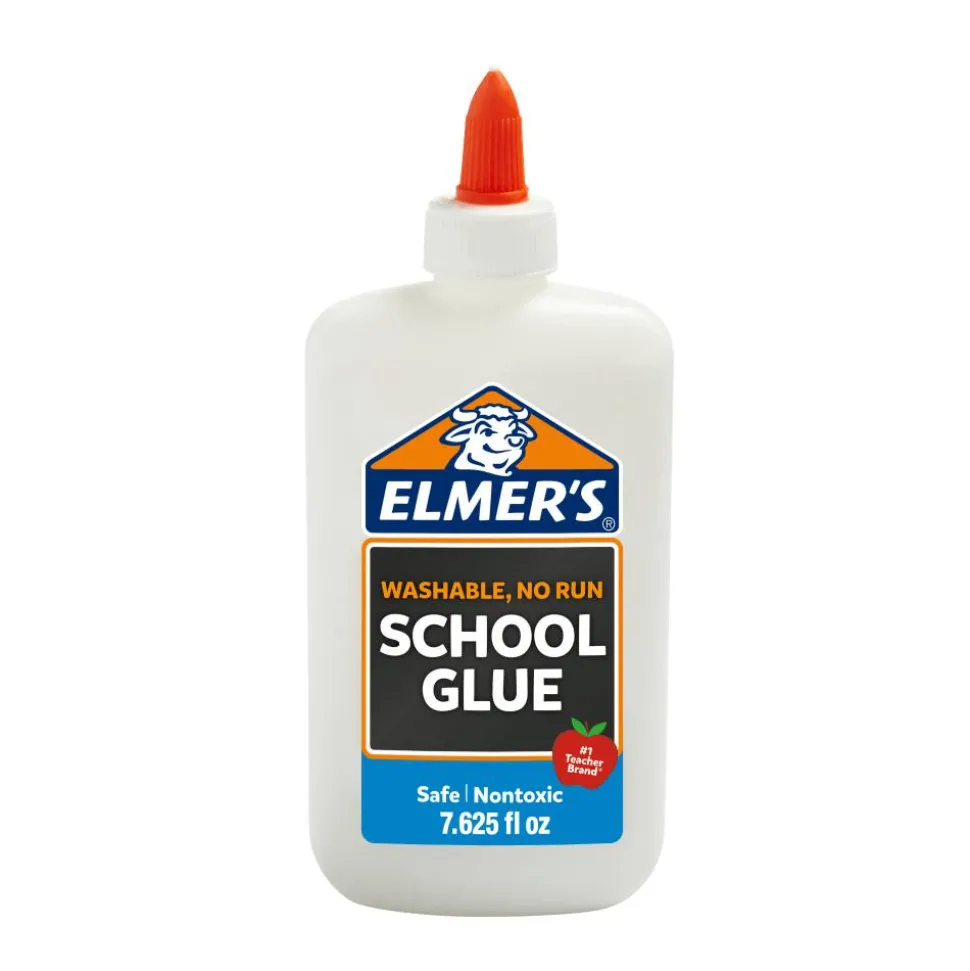 Elmer's Washable School Glue, 7.62 Oz, White