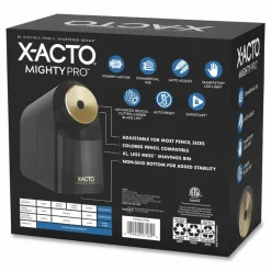 Elmer's X-ACTO MightyPro Electric Sharpener, Black/Yellow