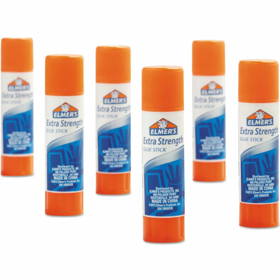 Elmer's Extra-Strength Office Glue Sticks, 0.28 Oz., Pack Of 24