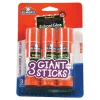 Elmer's Washable Disappearing Purple School Glue Sticks, 0.77 Oz, Pack Of 3 Sticks