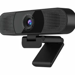 EMEET C980 Pro - Plug & Play 3 in 1 Webcam with 1080P lens, 4 Noise Reduction Mics, two 1w Speaker, and magnetic privacy cover. 60&deg;-98&deg; adjustable Field of View with Auto Low Light Correction for SMB Video Conferencing, Teaching, and Streaming