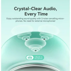 EMEET Piko+ (White) - Dual-lens Webcam with one 4K 1/2.55˘ Sony Lens and one AI Assist Lens, Boosting color accuracy, face recognition, and 300ms fast focus. 3 MEMS Mics power 3 Voice Modes for Meeting or Streaming/recording with wider audio frequenc