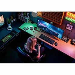 EMEET Piko (White) - Dual-lens Webcam with one 4K Image Collection Lens and one AI Assist Lens, Boosting color accuracy, face recognition, and ultra-fast focus. 3 MEMS Mics power 3 Voice Modes for Meeting or Streaming/recording with wider audio frequencie