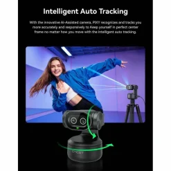 EMEET Pixy Dual-lens 4K PTZ Webcam with Gesture Control and Auto Tracking, Work with EMEET STUDIO