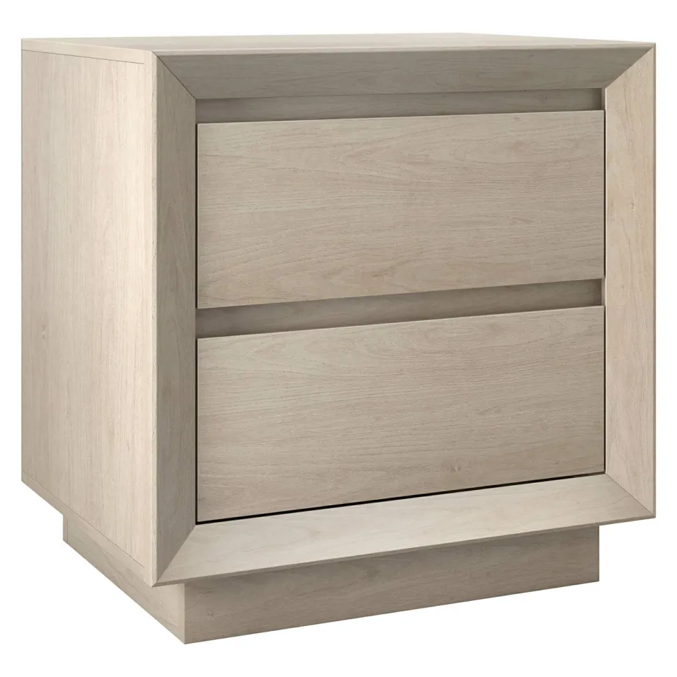 Emmett 24" Wide Rectangular Nightstand in Alder White