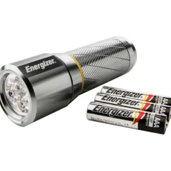 Energizer Vision HD Compact Metal Flashlight - LED - 270 lm Lumen - 3 x AA - Battery - Metal - Chrome - 1 Pack