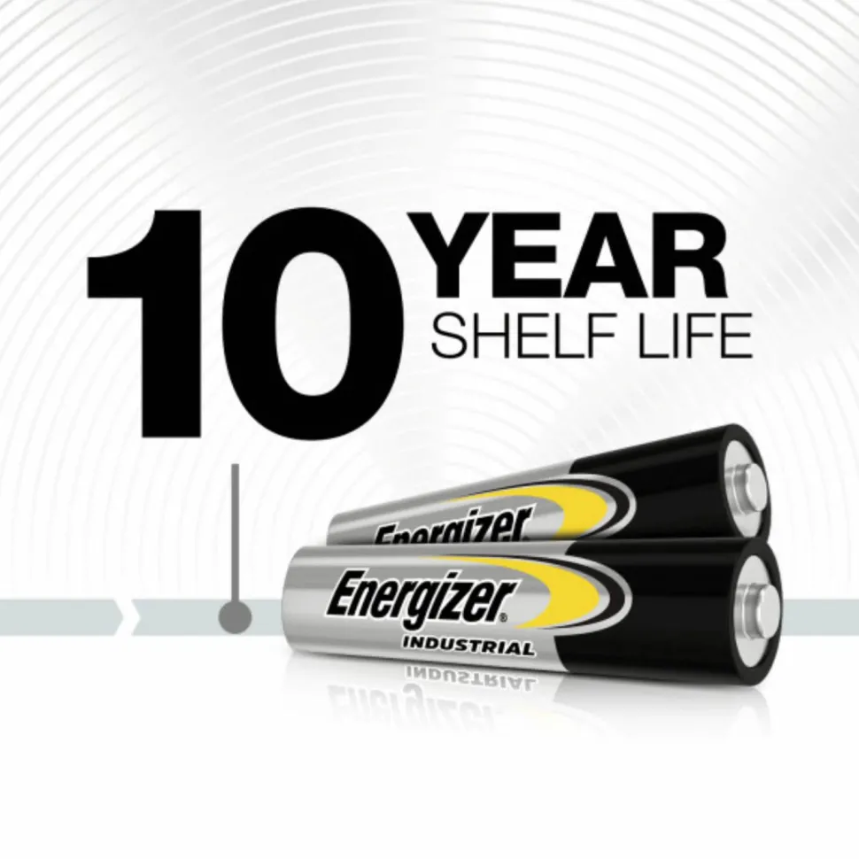 Energizer Industrial AAA Alkaline Batteries, Pack Of 24