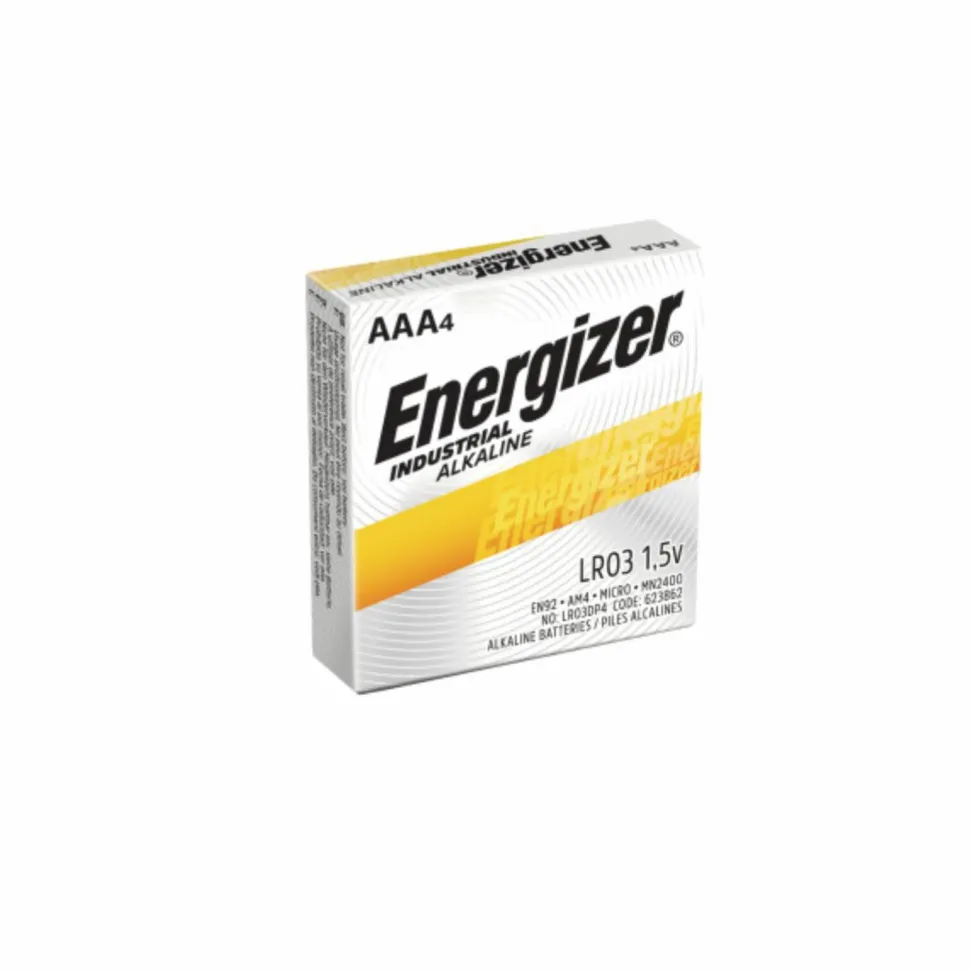 Energizer Industrial AAA Alkaline Batteries, Pack Of 24