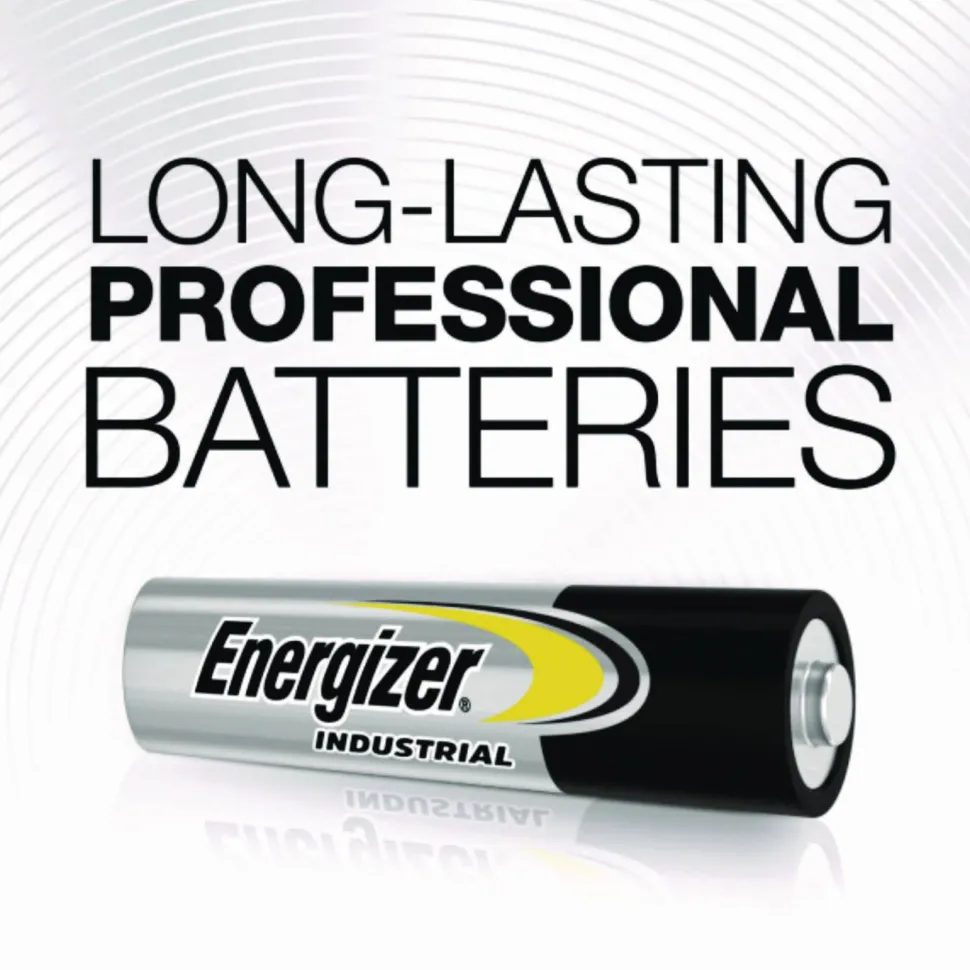 Energizer Industrial AAA Alkaline Batteries, Pack Of 24