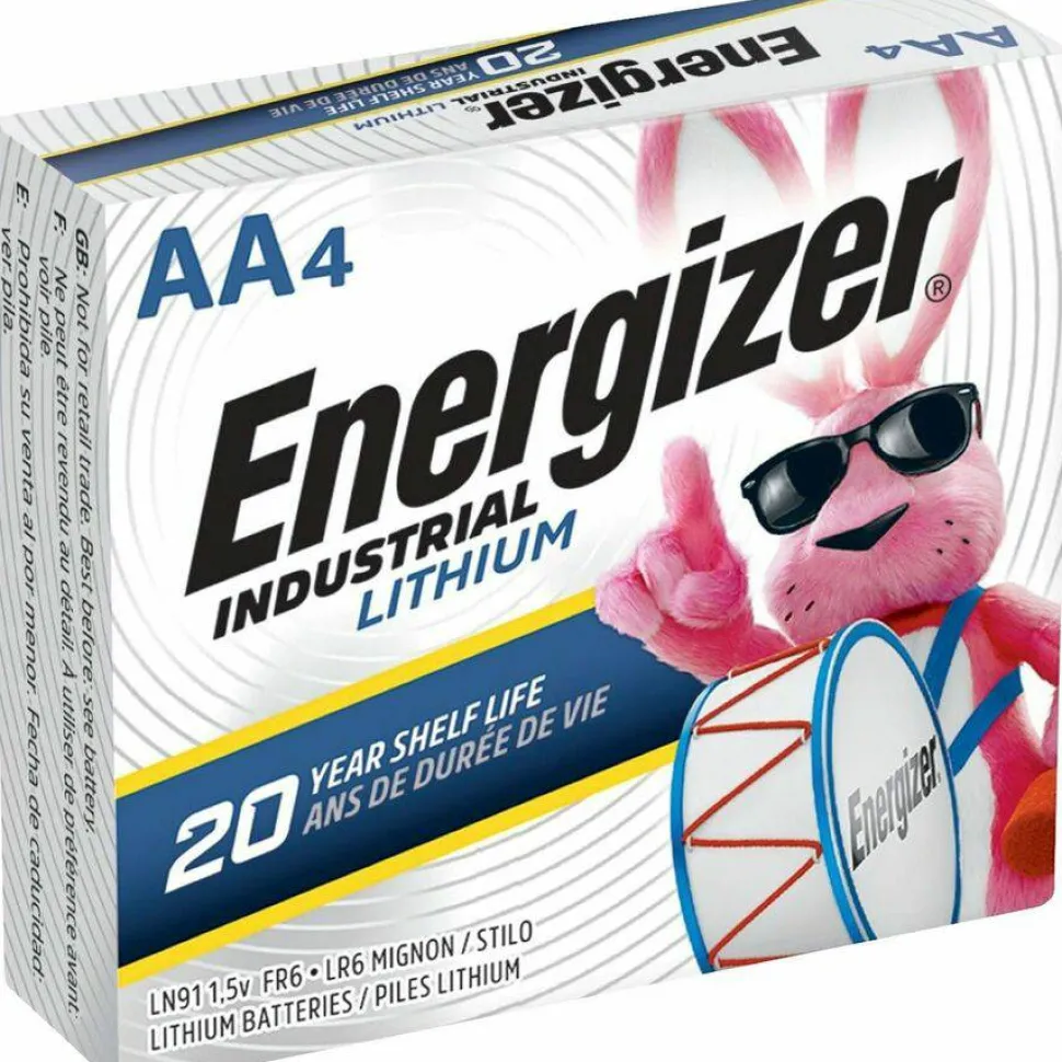 Energizer Industrial AA Lithium Batteries