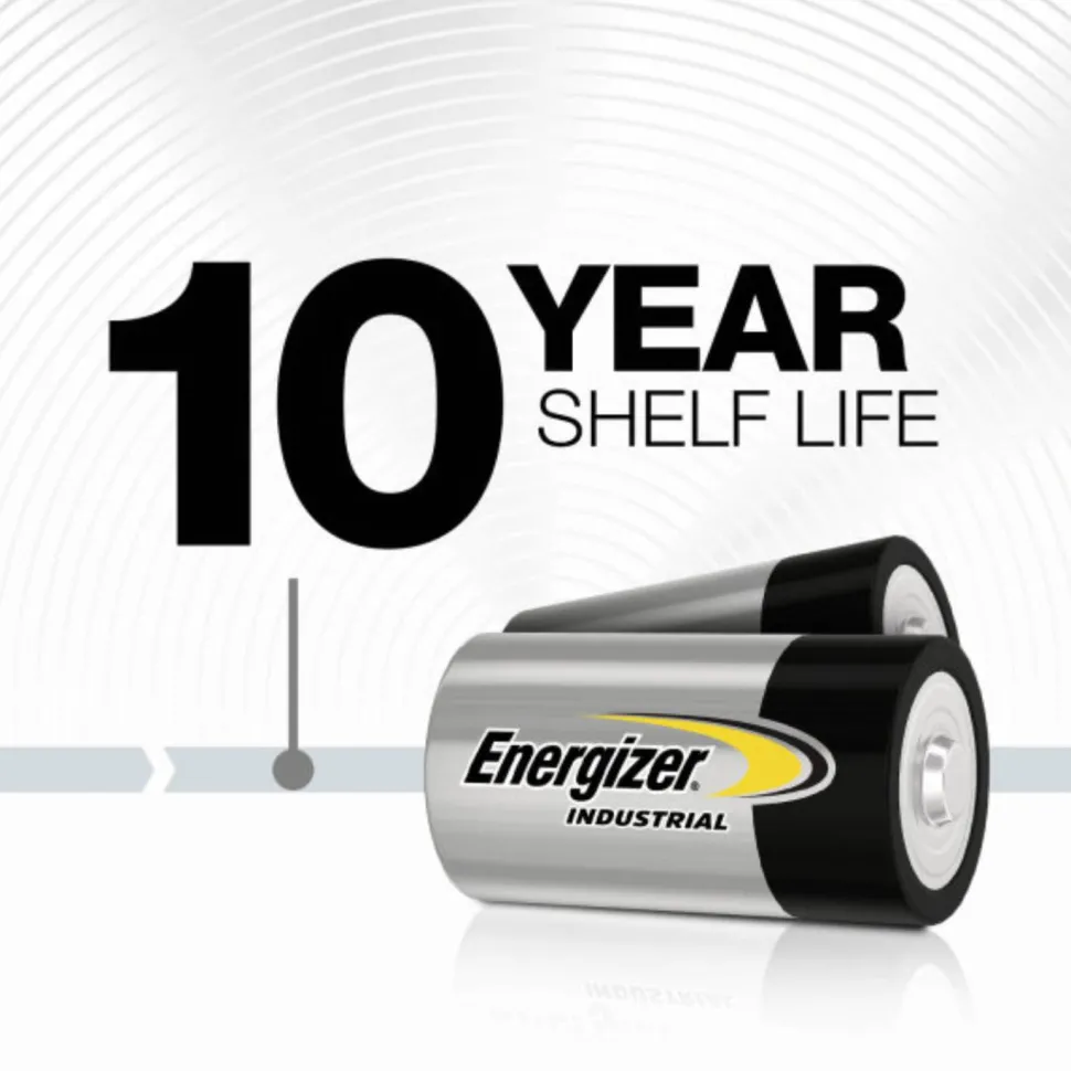 Energizer Industrial C Alkaline Batteries, Pack Of 12