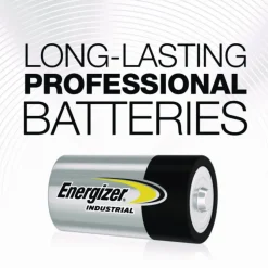 Energizer Industrial D Alkaline Batteries, Pack Of 12