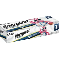 Energizer Industrial Lithium AAA Battery, 1.5 V, 4/Pack, 6 Packs/Box