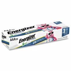 Energizer Industrial Lithium AAA Battery, 1.5 V, 4/Pack, 6 Packs/Box