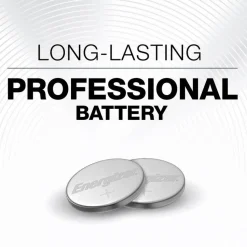 Energizer Industrial Lithium CR2025 Coin Battery with Tear-Strip Packaging, 3 V, 100/Box