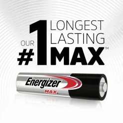 Energizer MAX AAA Alkaline Batteries 1.5 V, 4/Pack