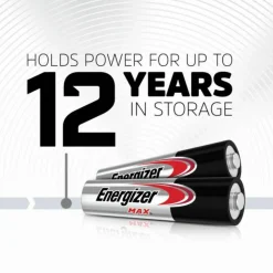 Energizer MAX AAA Alkaline Batteries 1.5 V, 4/Pack
