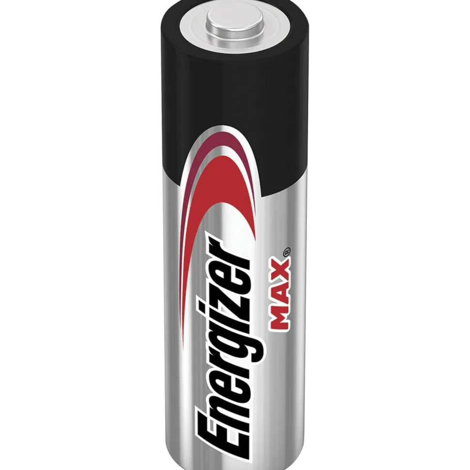 Energizer MAX AA Alkaline Batteries, 1.5 V, 4/Pack, 6 Packs/Box