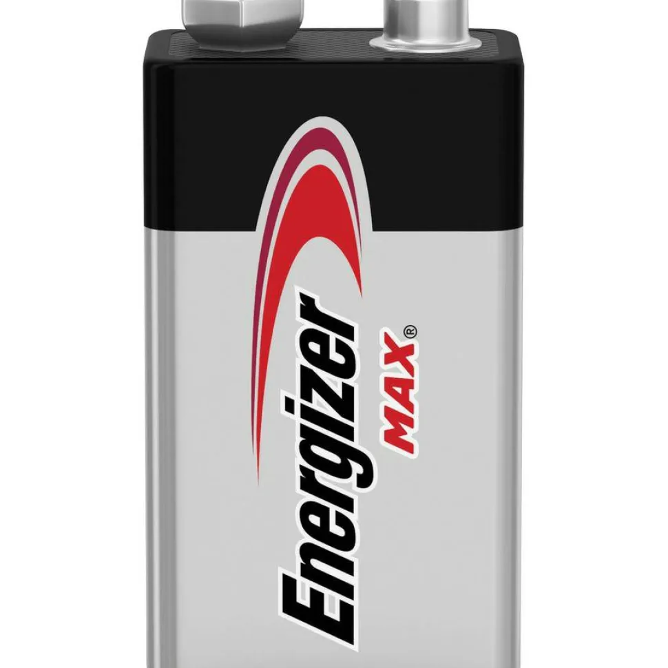 Energizer Max 9-Volt Alkaline Batteries, Pack Of 2