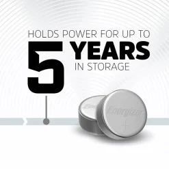 Energizer 357/303 Silver Oxide Button Battery, 3 Pack