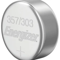 Energizer 357/303 Silver Oxide Button Battery, 3 Pack