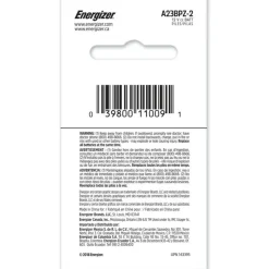 Energizer 12-Volt Alkaline Battery, A23, Pack Of 2