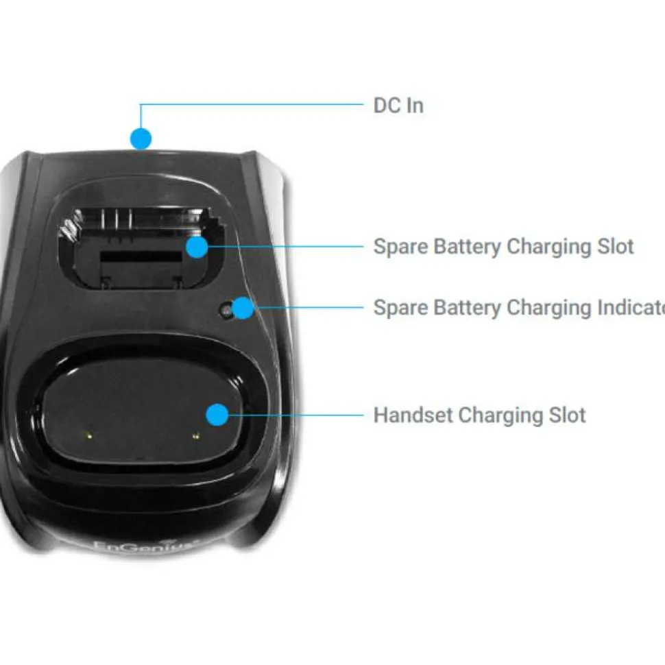EnGenius DuraFon-SIP IP Phone - Cordless - Corded - Desktop