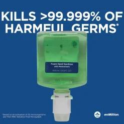 enMotion Gen2 Moisturizing Foam Hand Sanitizer Refills for Automated Dispensers, E-3 Rated, 1000 mL (33.81 Oz), 2 Bottles Per Case